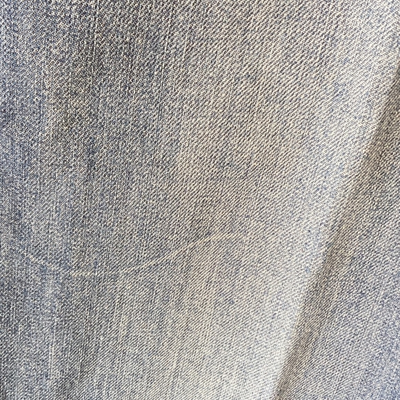 Preloved Made in Italy Men's Blue Mid Cropped Wide Leg Jeans Size 42 - Picture 11 of 14